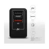 Axagon Dual wallcharger <240V / 2x USB port QC3.0/AFC/FCP + 5V-1.2A. 24W total power.