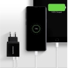 Axagon Dual wallcharger <240V / 2x USB port QC3.0/AFC/FCP + 5V-1.2A. 24W total power.