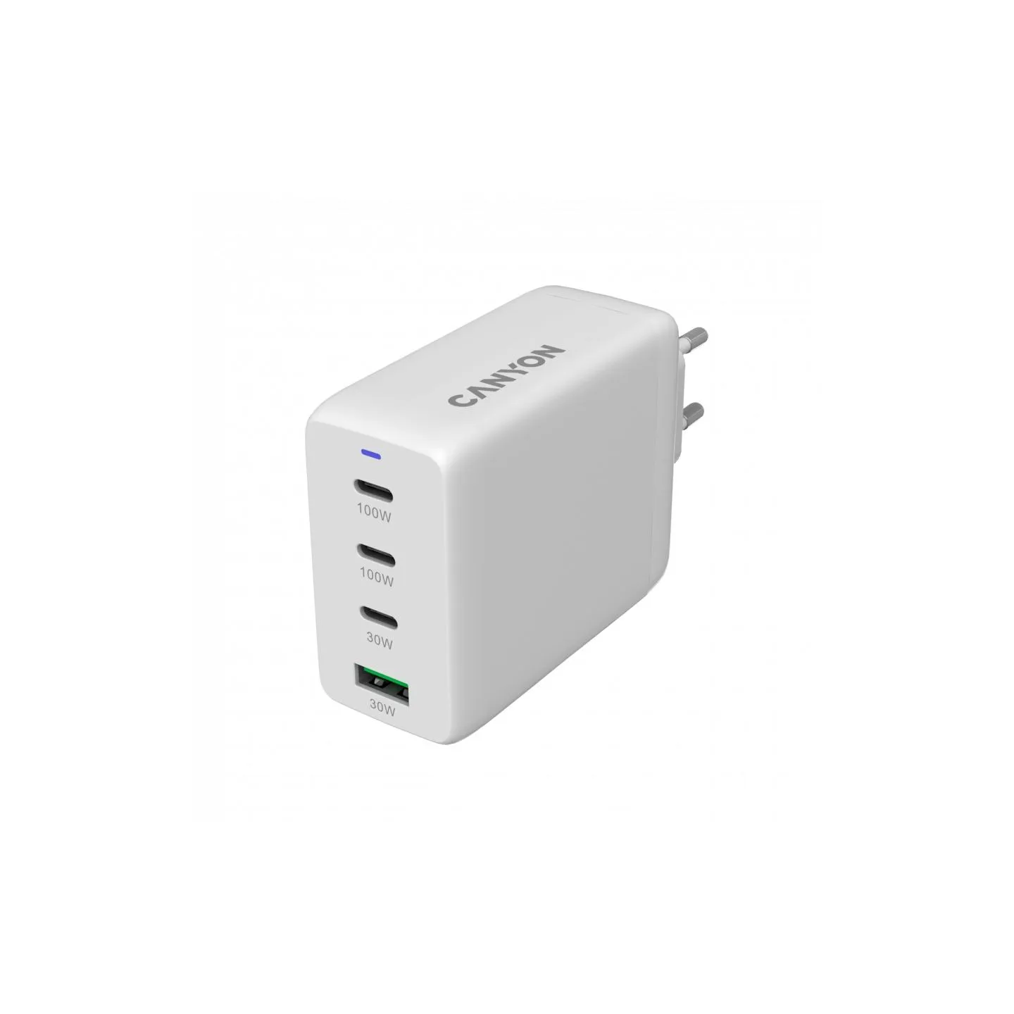 Canyon charger CU100ACC GaN 100W 3xPD 1xQC EU White