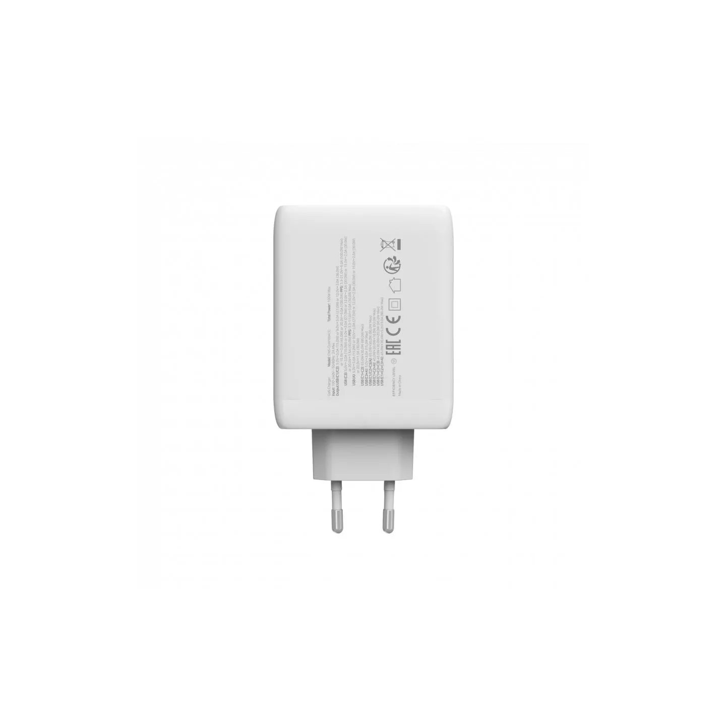 Canyon charger CU100ACC GaN 100W 3xPD 1xQC EU White