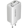 Canyon charger OnCharge 65RC Build-In Cable USB-C 65W 1xPD 1xQC EU White