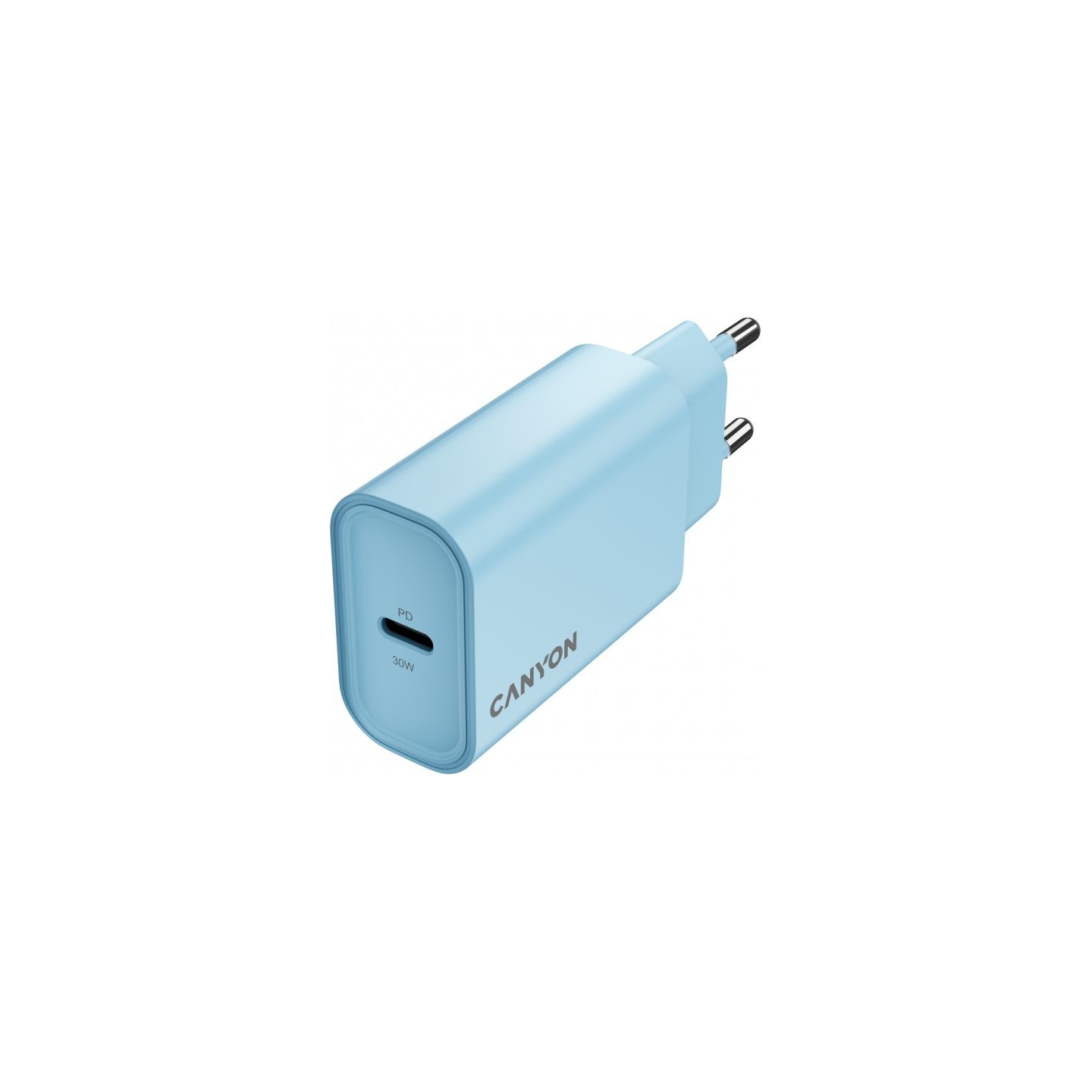 Canyon charger OnCharge 30CL Max Power 30W 1xPD EU Light Blue
