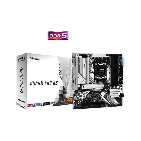 Asrock Motherboard B650M PRO RS AM5 4DDR5 HDMI/DP mATX