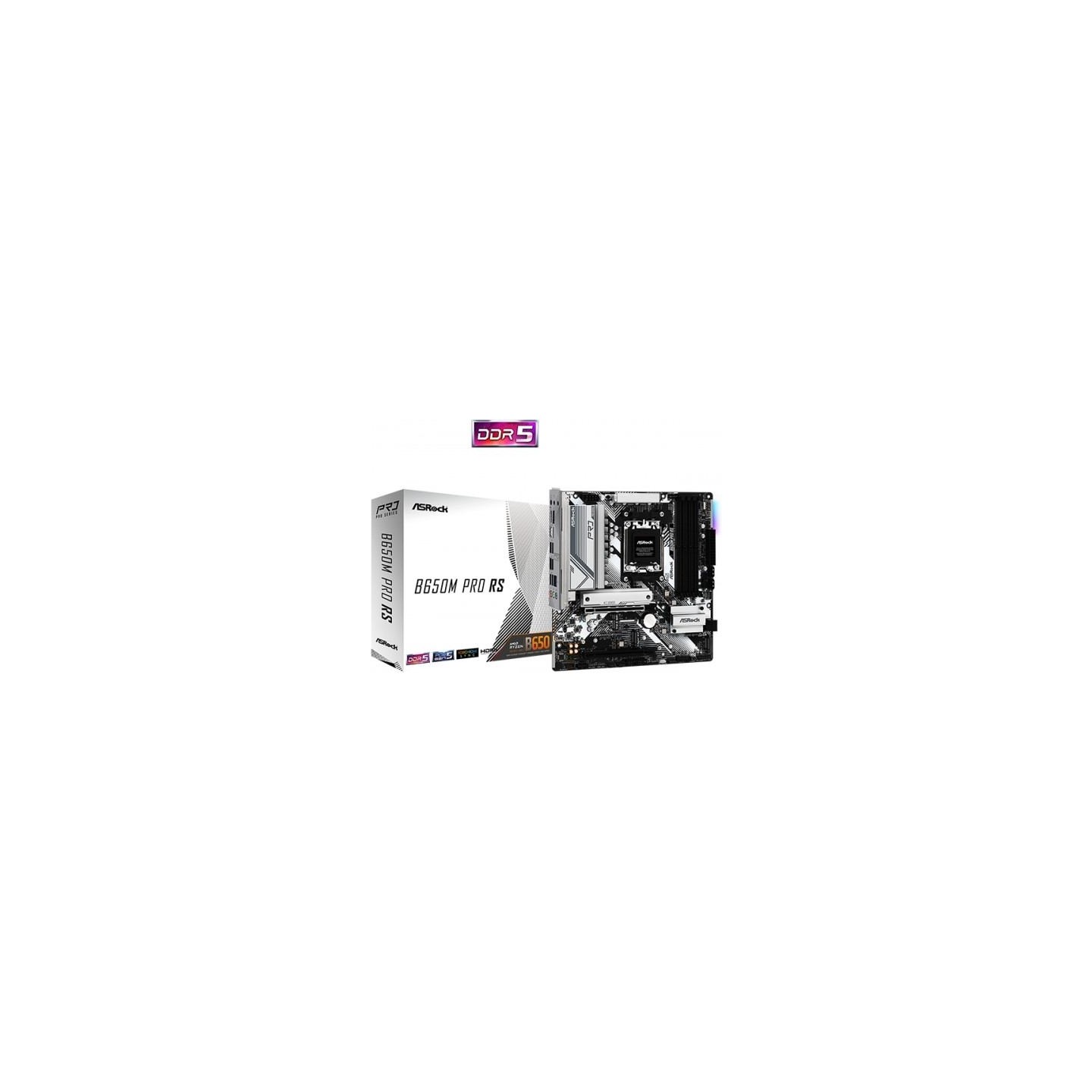 Asrock Motherboard B650M PRO RS AM5 4DDR5 HDMI/DP mATX