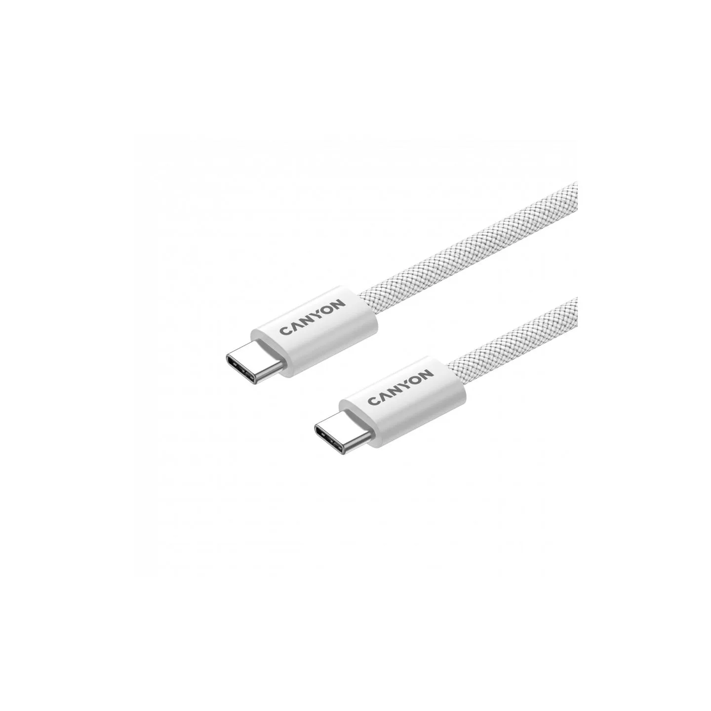Canyon cable OnWire 60MG C-C 60W Magnet Braided 1m White