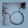 Axagon Data and charging USB 3.2 Gen1 cable length 1 m. 3A. Black.