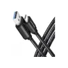 Axagon Data and charging USB 3.2 Gen 1 cable lengh 1 m. 3A. Black braided.