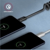 Axagon Data and charging USB 2.0 cable 1.1 m long. PD 60W, 3A. Black twisted.