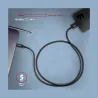 Axagon Data and power suply USB 3.2 Gen1 cable lengh 1 m. 3A. Black.