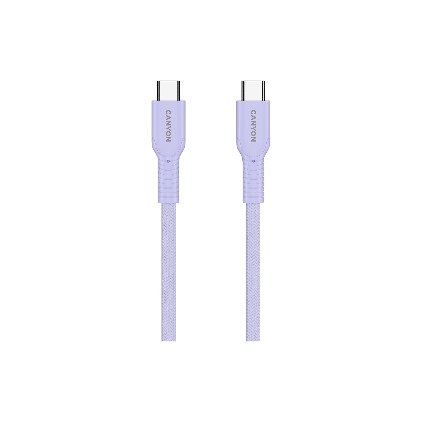 Canyon cable OnWire 60CL C-C 60W COLOR Braided 1m Purple