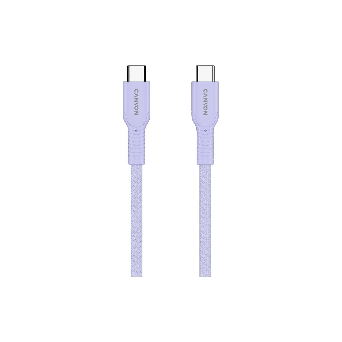Canyon cable OnWire 60CL C-C 60W COLOR Braided 1m Purple