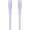 Canyon cable OnWire 60CL C-C 60W COLOR Braided 1m Purple