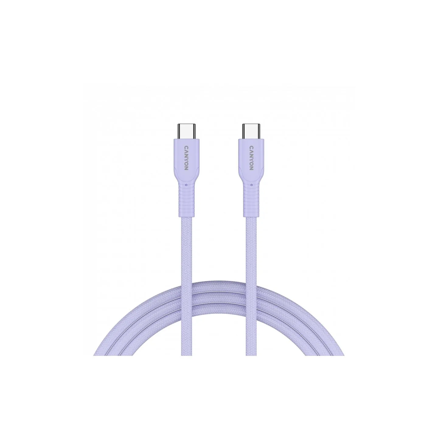 Canyon cable OnWire 60CL C-C 60W COLOR Braided 1m Purple