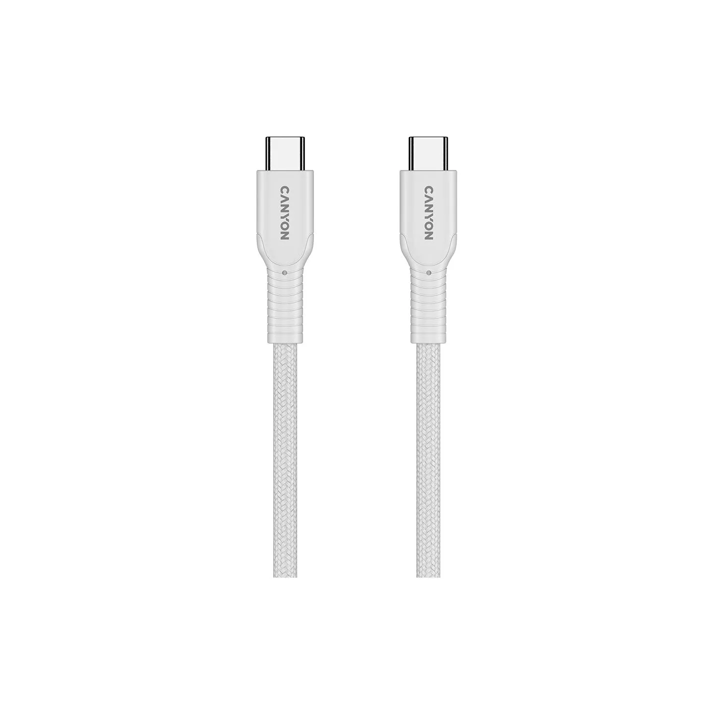 Canyon cable OnWire 60CL C-C 60W COLOR Braided 1m White