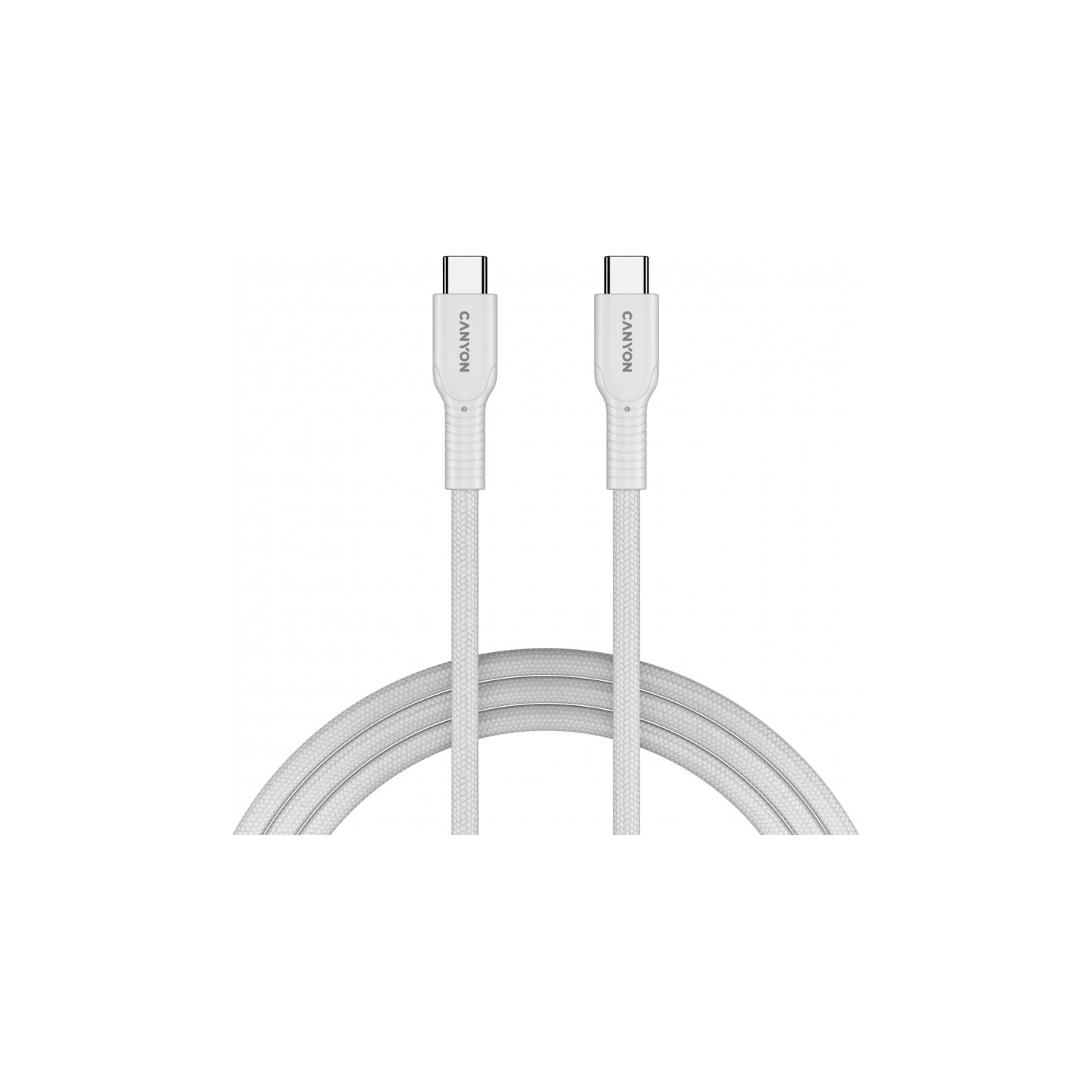 Canyon cable OnWire 60CL C-C 60W COLOR Braided 1m White