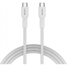 Canyon cable OnWire 60CL C-C 60W COLOR Braided 1m White