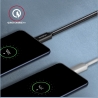 Axagon Data and charging USB 3.2 Gen 2 cable lengh 1 m. PD 100W, 5A, 4K HD video. Black braided.