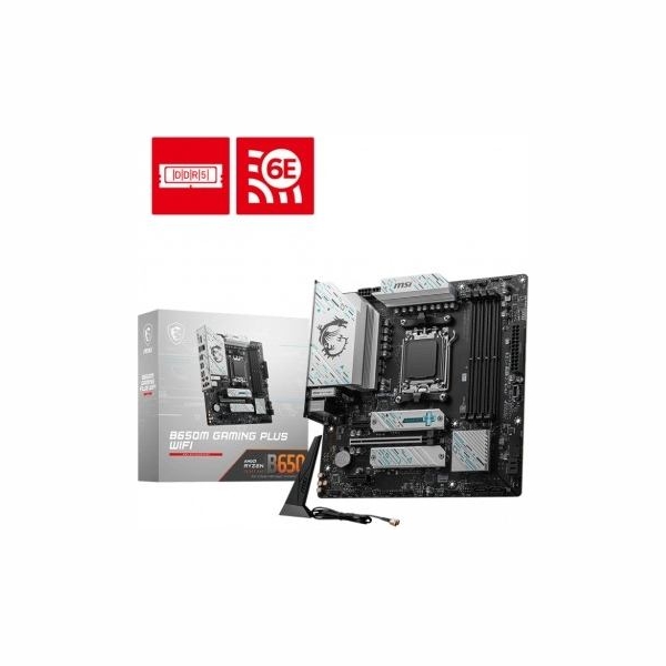 MSI B650M GAMING PLUS WIFI AM5 4DDR5 HDMI/DP mATX