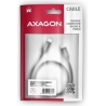 Axagon Data and charging USB 3.2 Gen 1 cable length 2 m. PD 60W, 3A. Black braided.
