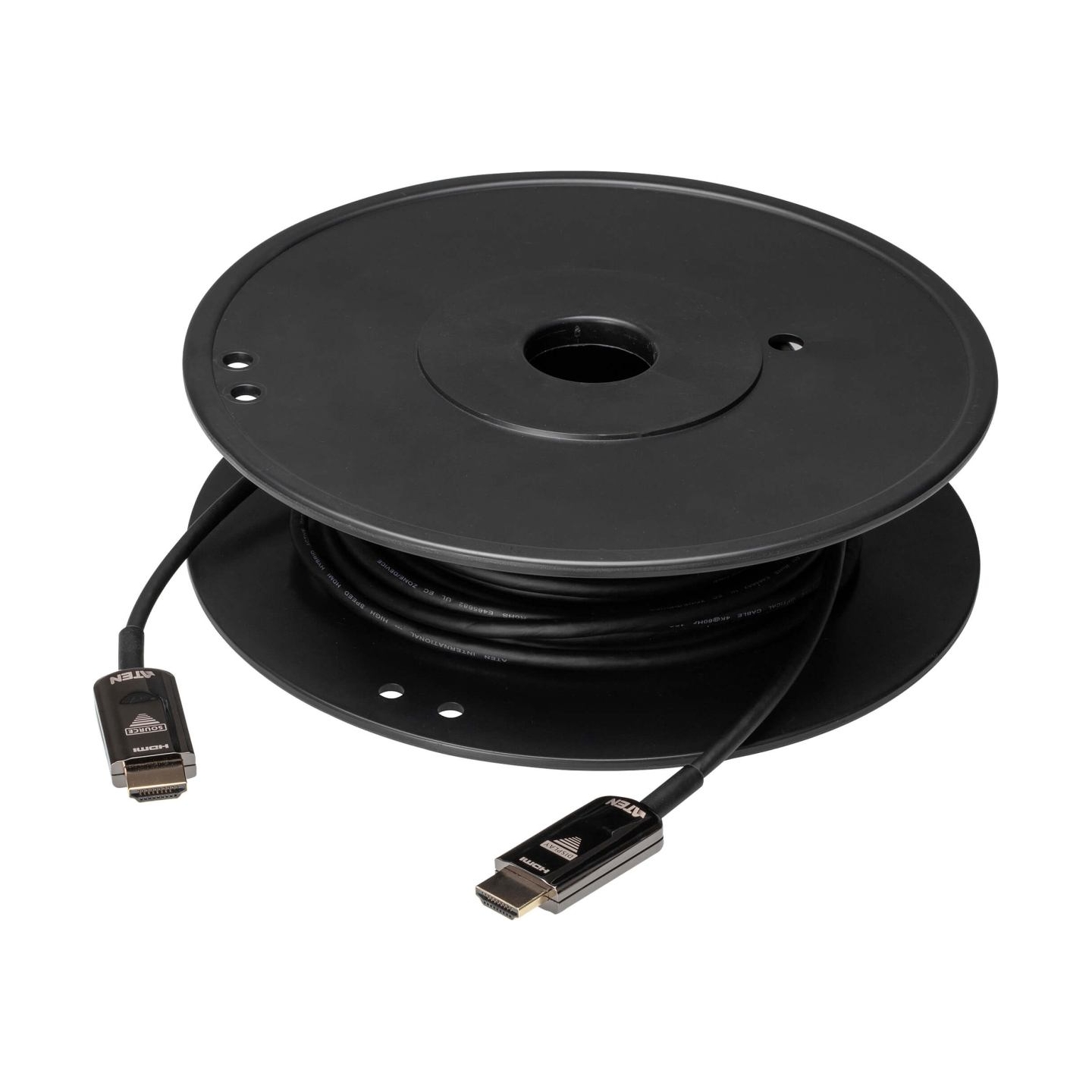 Axagon Data and charging USB 2.0 cable lengh 0.6 m. PD 60W, 3A. Black twisted.