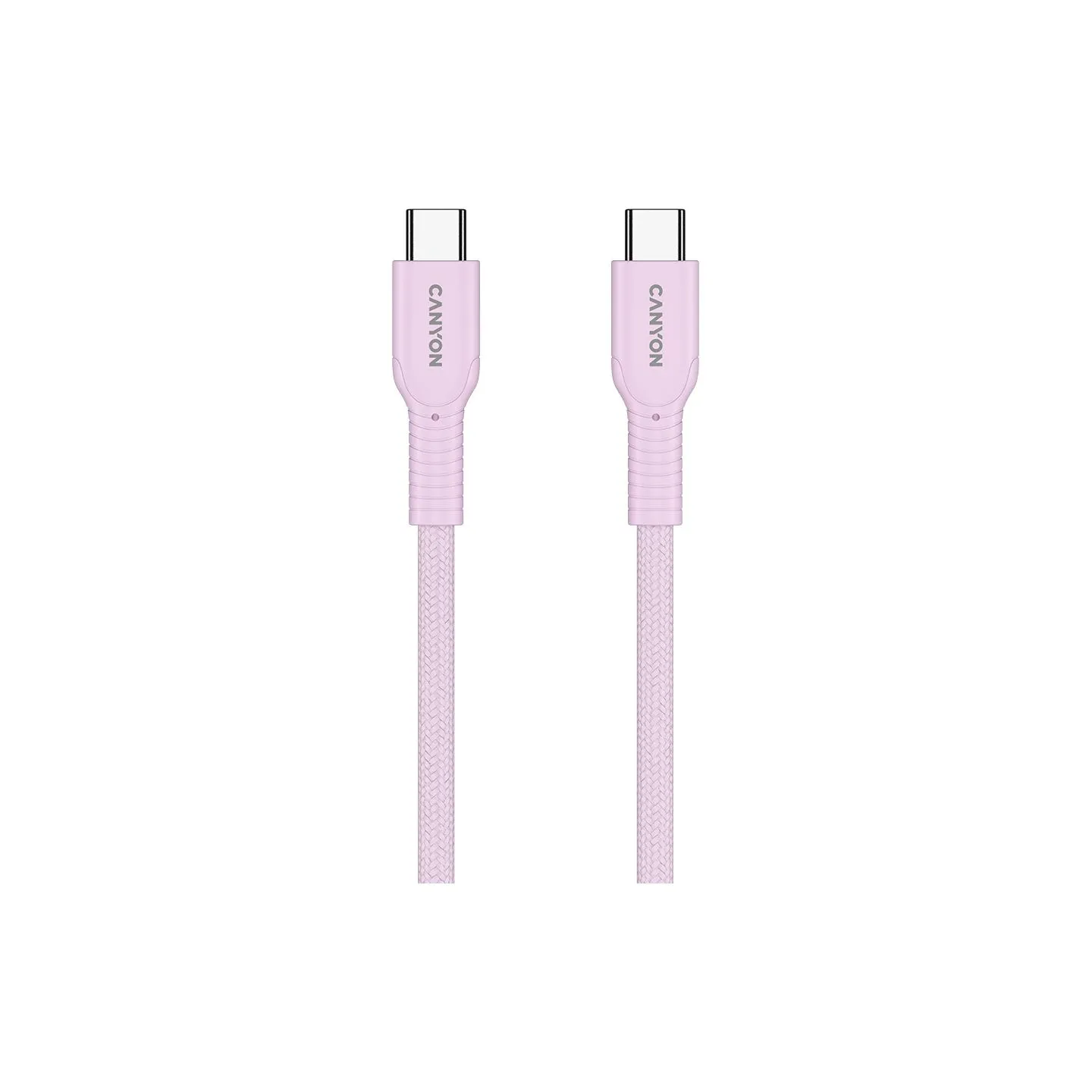 Canyon cable OnWire 60CL C-C 60W COLOR Braided 1m Pink