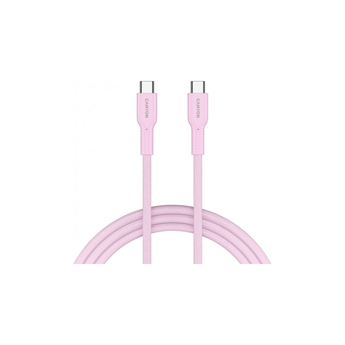 Canyon cable OnWire 60CL C-C 60W COLOR Braided 1m Pink