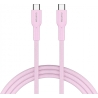 Canyon cable OnWire 60CL C-C 60W COLOR Braided 1m Pink