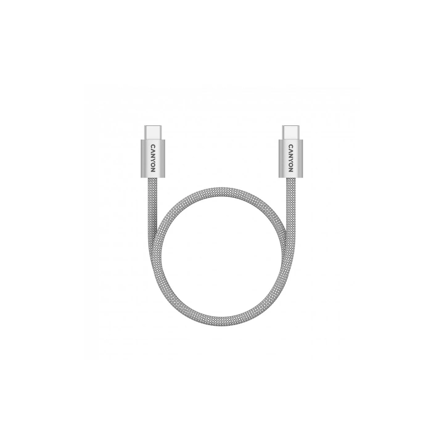 Canyon cable OnWire 60MG C-C 60W Magnet Braided 1m Light Grey