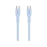 Canyon cable OnWire 60CL C-C 60W COLOR Braided 1m Light Blue