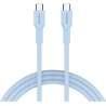 Canyon cable OnWire 60CL C-C 60W COLOR Braided 1m Light Blue