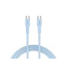 Canyon cable OnWire 60CL C-C 60W COLOR Braided 1m Light Blue
