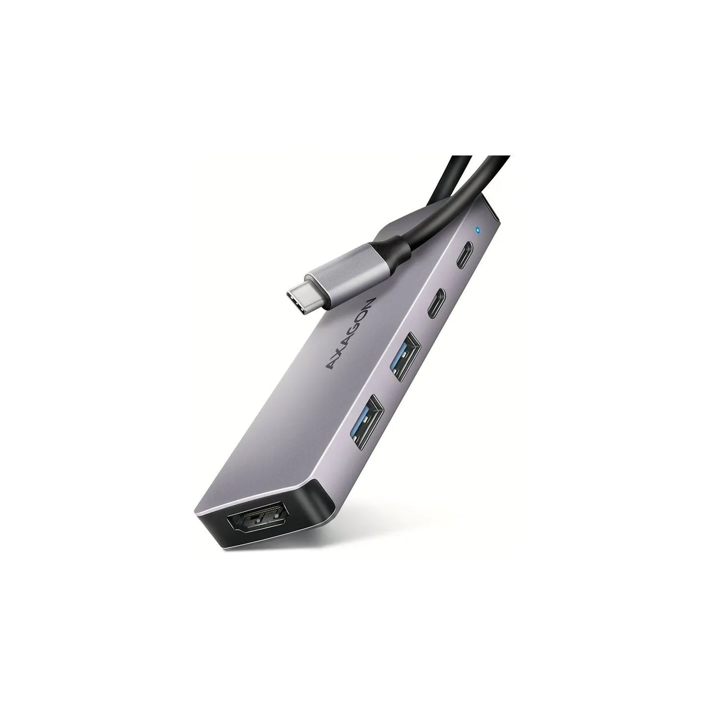Axagon HMC-5H60 2xUSB-A HDMI4K 1x USB-C PD100W USB-C