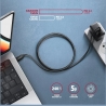 Axagon BUCM4X-CM05AB NewGEN USB-C - USB-C 4 Gen 240 W cable 0.5 m