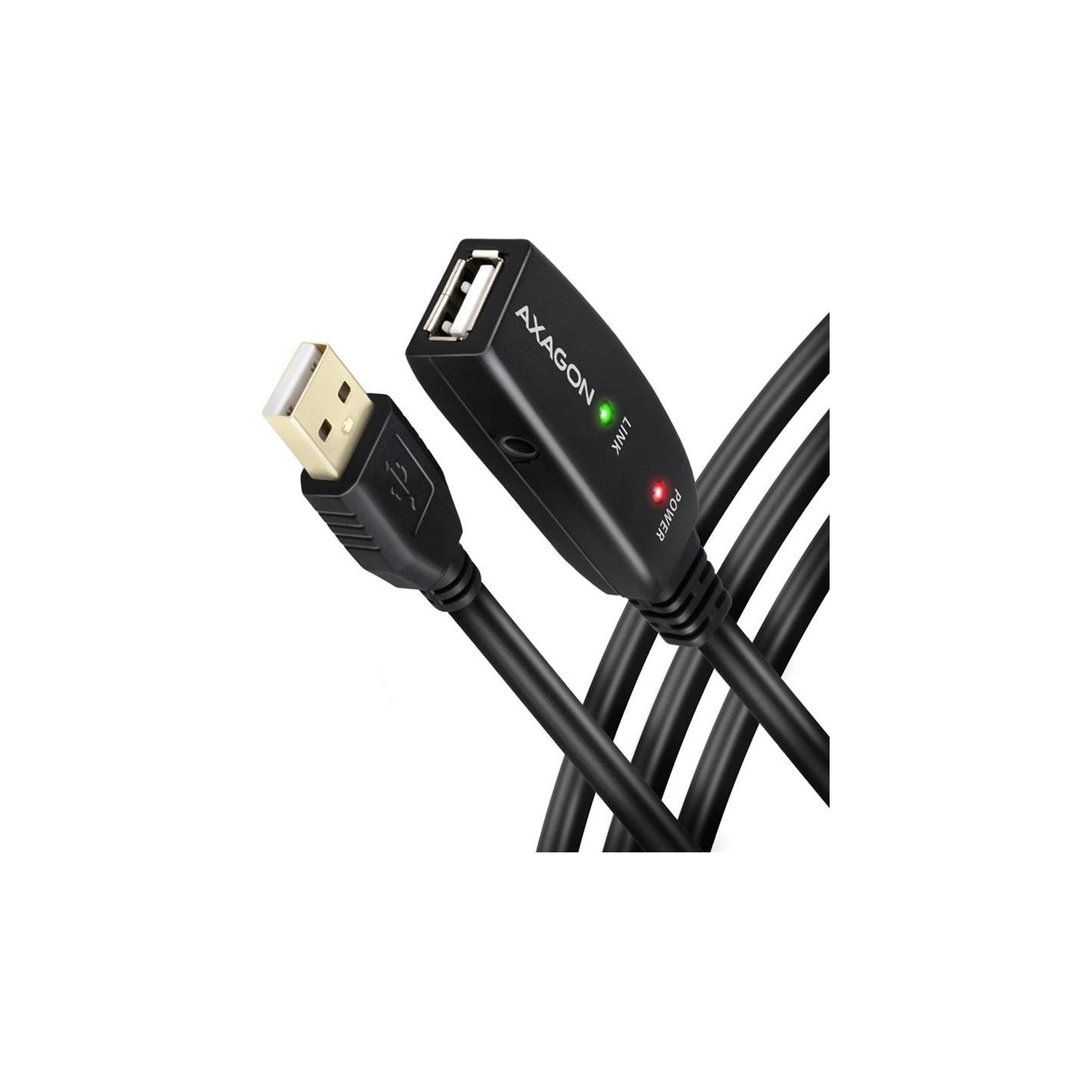 Axagon ADR-207 USB 2.0 A-M - A-F active extension/repeater cable 7.5m