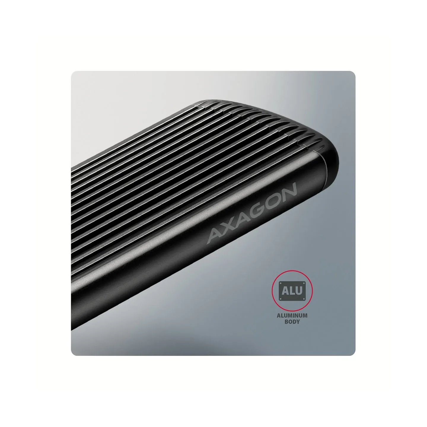 Axagon EEM2-SC ext. enclosure USB 3.2 Gen2 10Gbps NVM