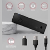Axagon EE35-GTR USB-C 3.2 Gen 1 - SATA 6G, 3.5" External RIBBED box BLACK