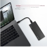 Axagon Superfast external AXAGON EEM2-GTR THIN RIB box with USB 3.2 Gen 2 interface is designed for NVMe (PCI-Express) M.2 SSD d