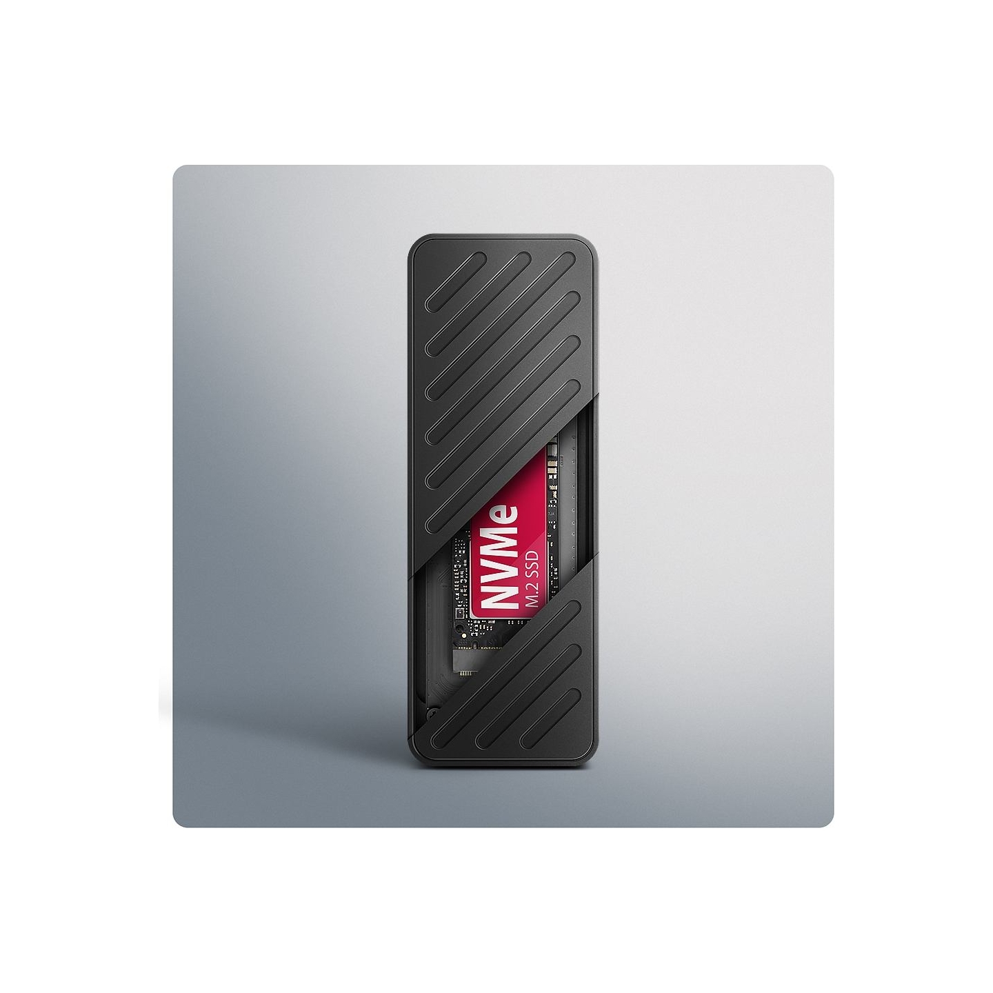 Axagon EEM2-20G USB-C 3.2 Gen 2x2 20Gbps - M.2 NVMe SSD ARMORED 30-80mm ALU box