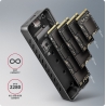 Axagon EEM2-20G USB-C 3.2 Gen 2x2 20Gbps - M.2 NVMe SSD ARMORED 30-80mm ALU box