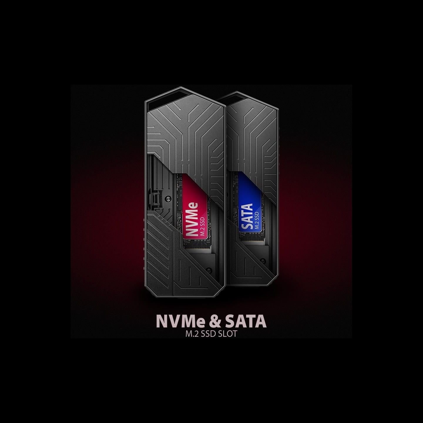 Axagon EEM2-GAM USB-C 3.2 Gen 2 10Gbps - M.2 NVMe/SATA SSD GAME 30-80mm ALU box