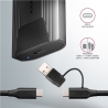 Axagon EEM2-GTS2 USB-C enclosu re Gen2 M.2 NVMe/SATA S