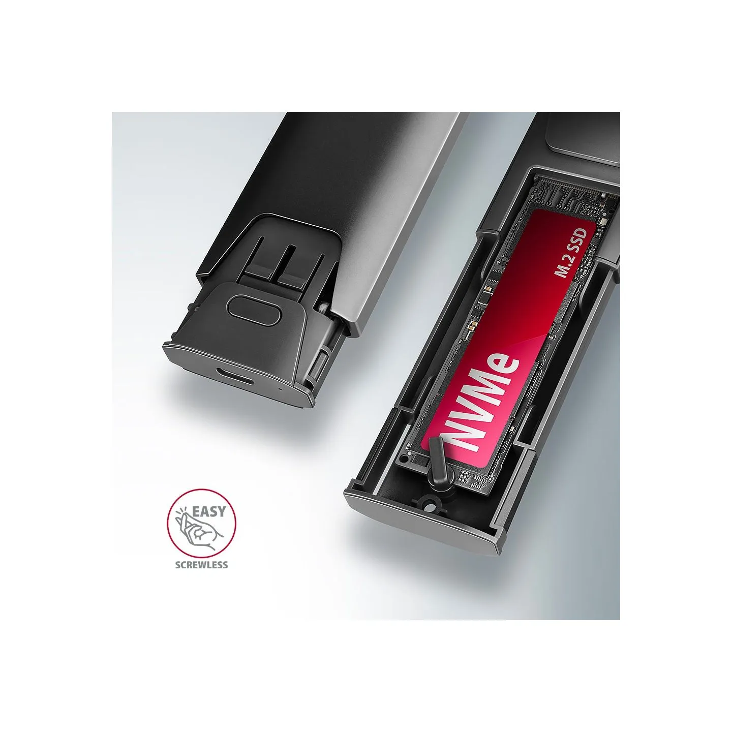 Axagon EEM2-GTS2 USB-C enclosu re Gen2 M.2 NVMe/SATA S