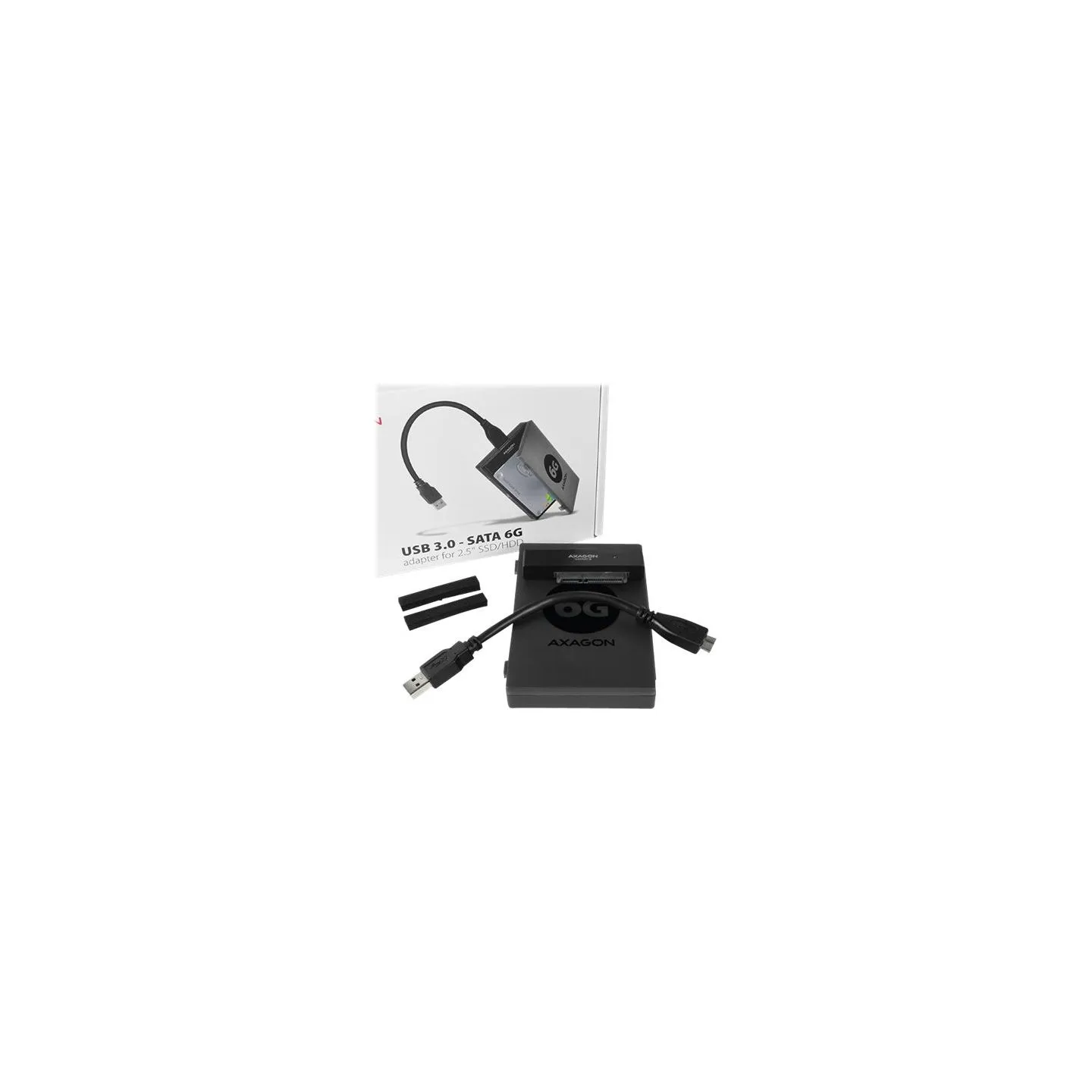 Axagon ADSA-1S6 USB3.0 - SATA 6G UASP HDD External Adapter Incl. Case