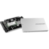 Axagon RSS-M2SD SATA - M.2 SSD SATA, up to 80mm SSD, ALU body