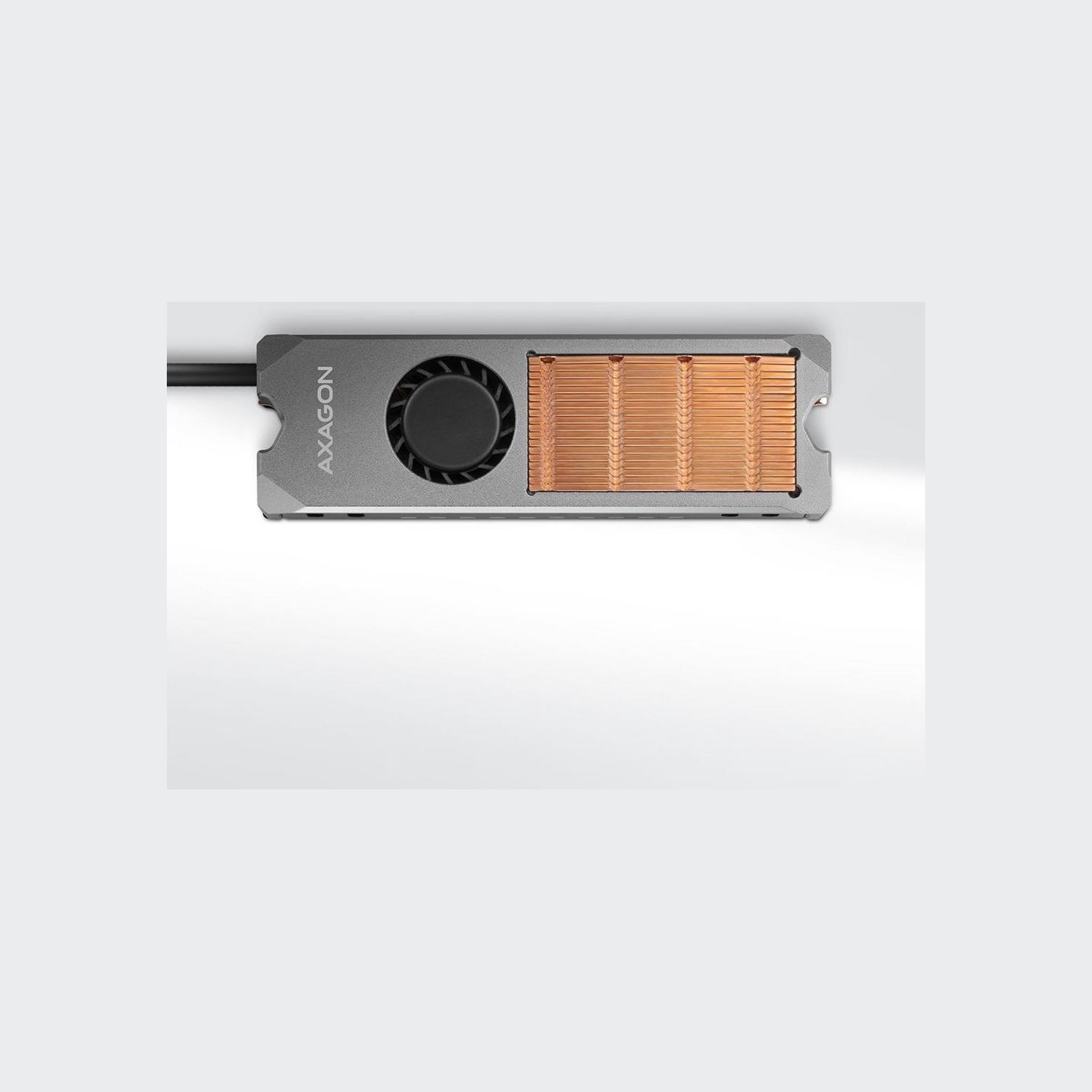 Axagon CLR-M2FAN, activ e fan M.2 SSD, 80mm SSD
