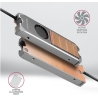 Axagon CLR-M2FAN active fan - M.2 SSD, 80mm SSD, copper body, silicone thermal pads, height 13mm