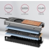 Axagon CLR-M2FAN active fan - M.2 SSD, 80mm SSD, copper body, silicone thermal pads, height 13mm