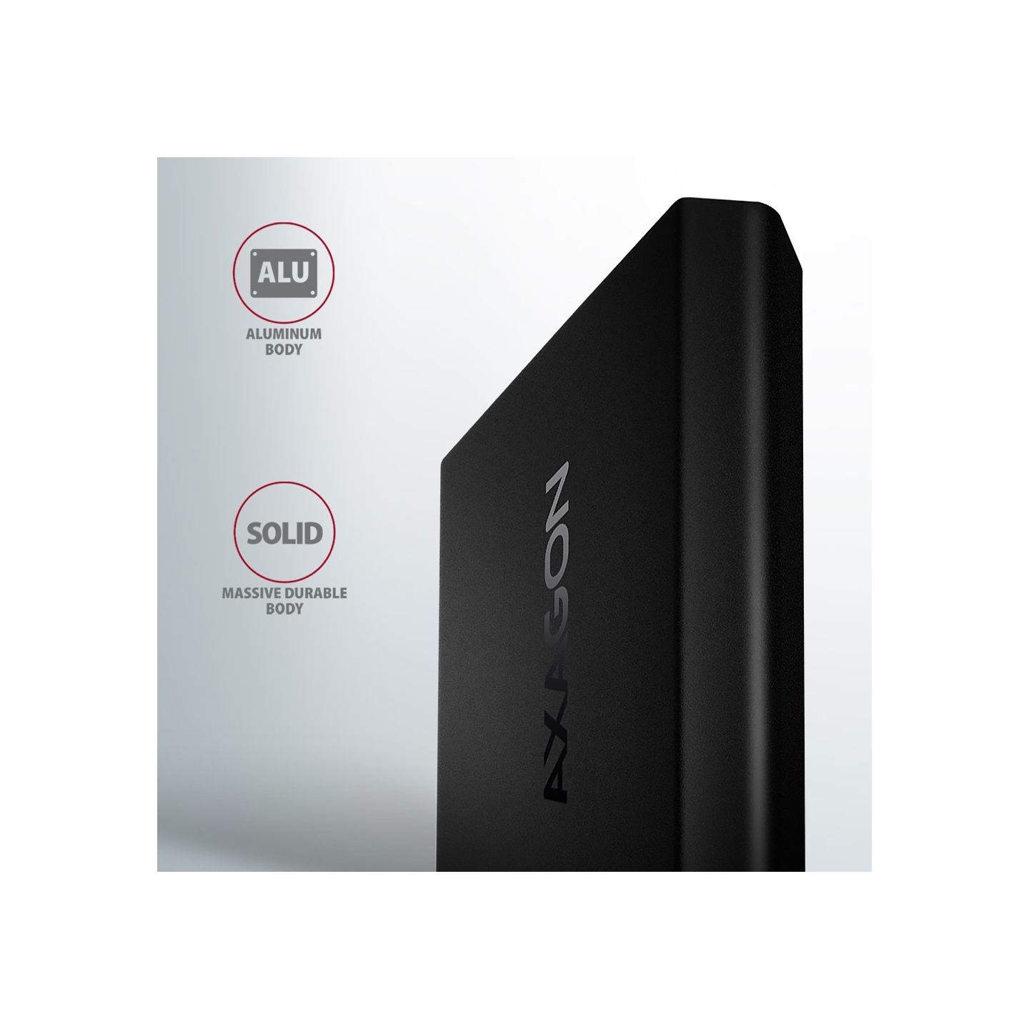 Axagon EEM2-UB2 USB-C 3.2 Gen 2 - M.2 NVMe SSD 42-80mm box black
