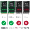Axagon EEM2-UB2 USB-C 3.2 Gen 2 - M.2 NVMe SSD 42-80mm box black