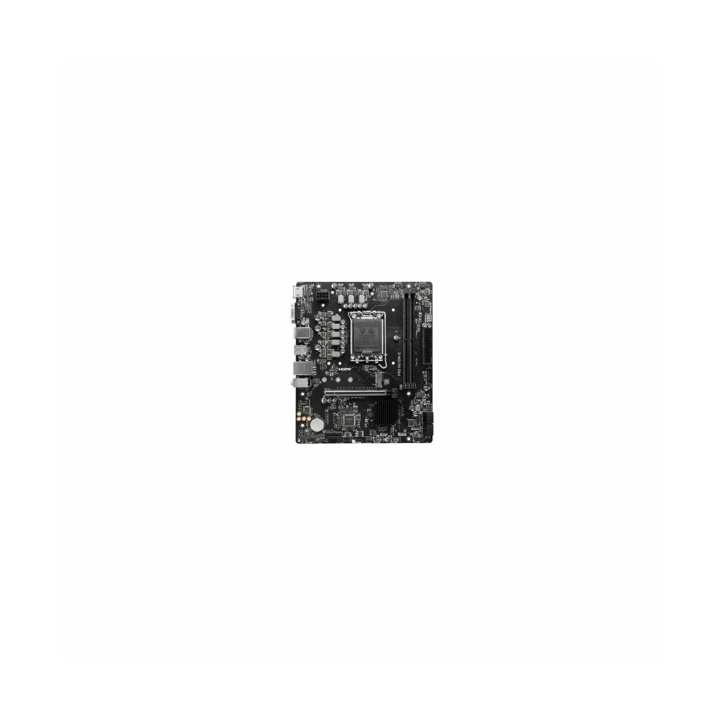 MSI Motherboard PRO H610M-E s1700 2DDR5 HDMI M.2 mATX